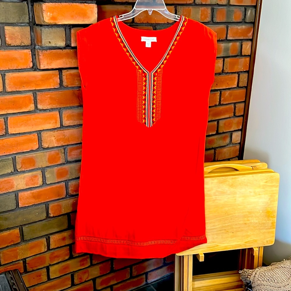 Brand new orange casual dress.